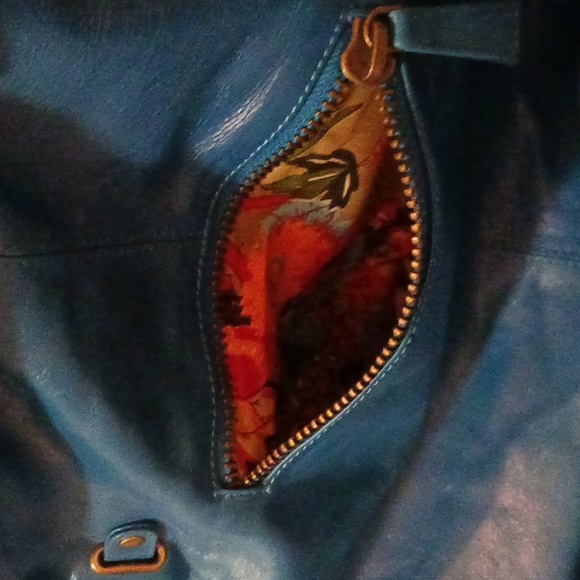 Latico blue leather purse - Picture 8 of 10